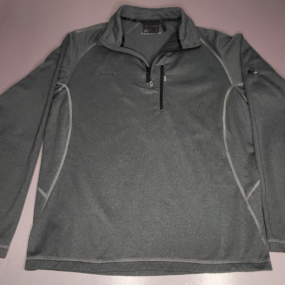 Mammut Gray Performance Jacket Mock Neck‎ Athletic Design Womens XL